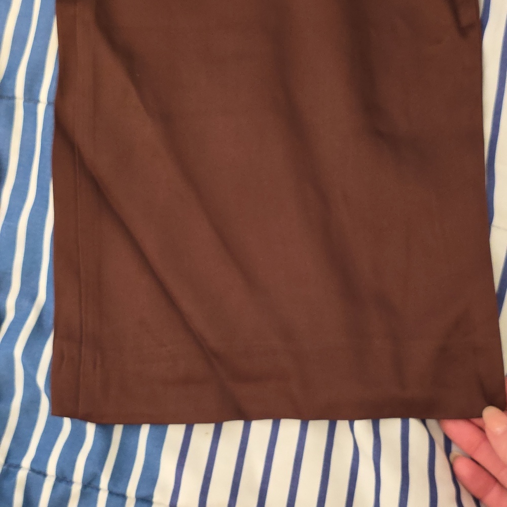 ZARA Silky Brown Pants TALL 33' inseam NWT - Picture 10 of 10